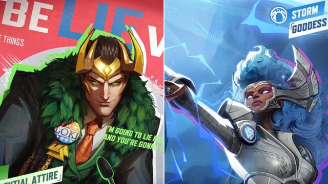 Loki’s Presidential Attire and Storm’s Goddess of Thunder costumes to hit Marvel Rivals this week preview image