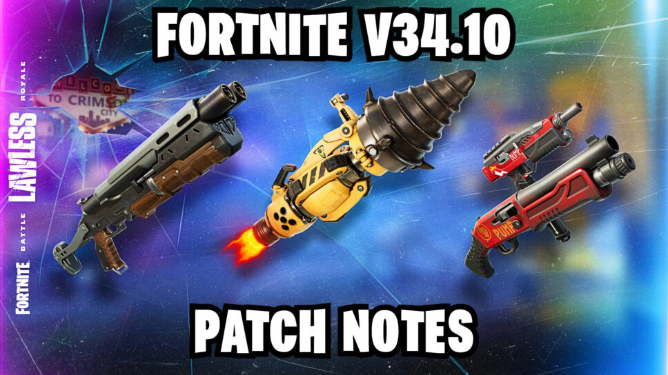 Fortnite March 11 update: Complete v34.10 patch notes cover image