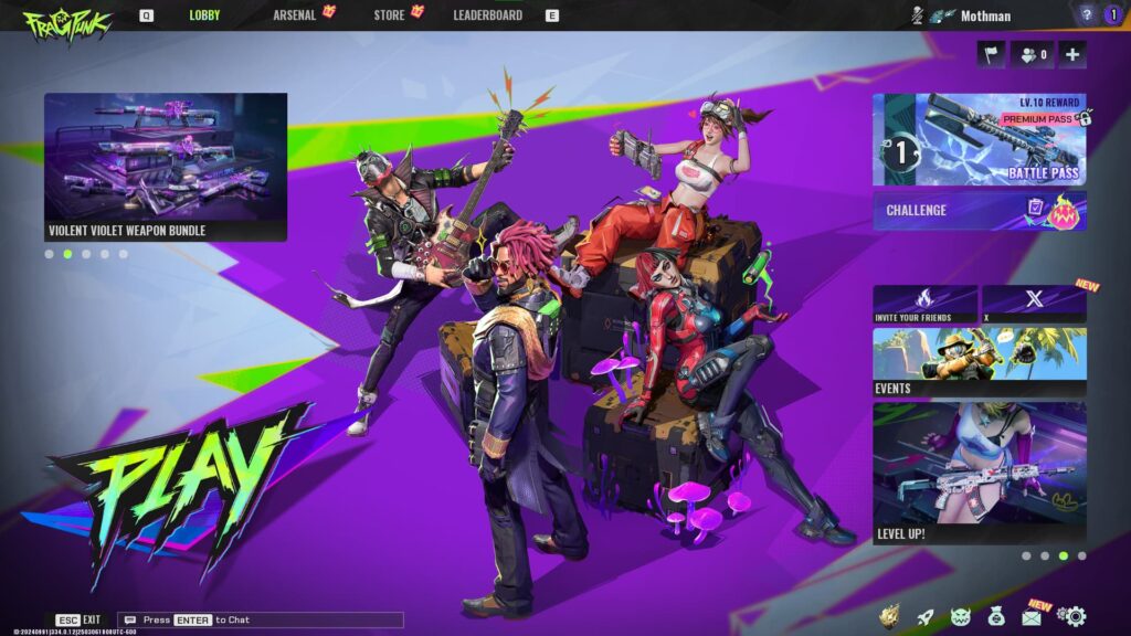 This is the main screen of the game (Screenshot via esports.gg)