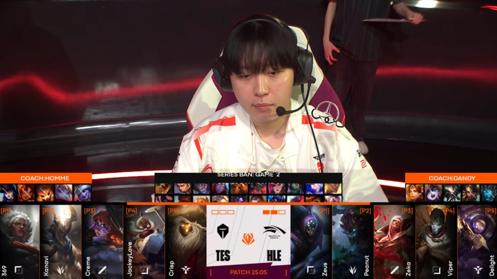 Game 3 draft (Image by LoL Esports)