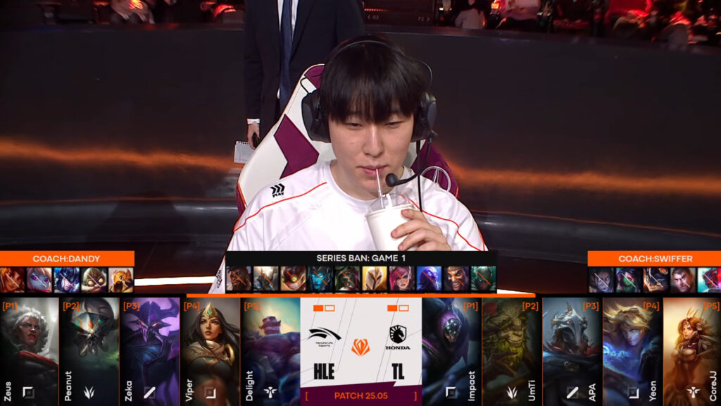 Game 3 draft (Image by LoL Esports)