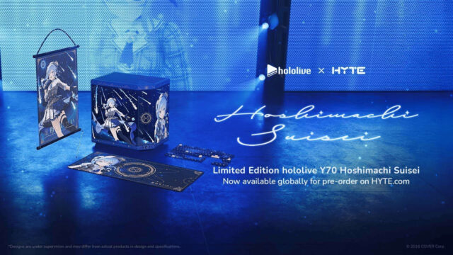 HYTE debuts exclusive collection featuring hololive’s Hoshimachi Suisei preview image