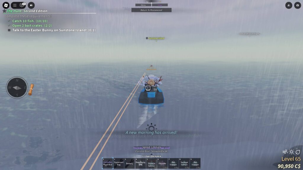 On the way to Sunstone Island. (Screenshot via esports.gg)