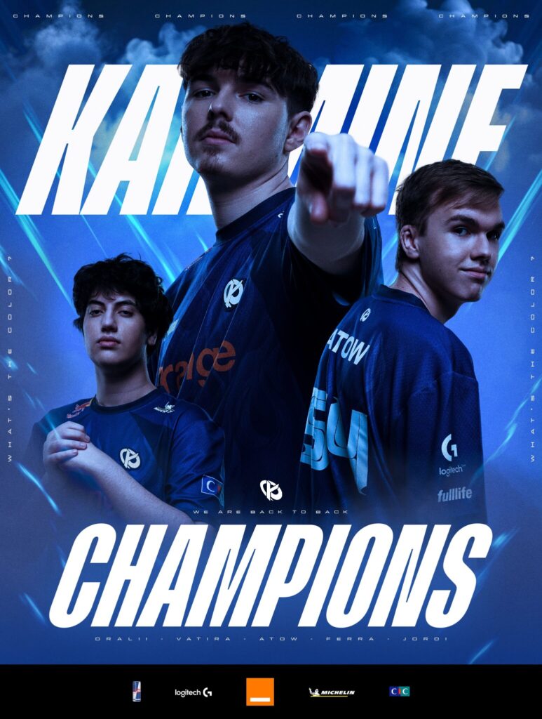 Karmine Corp Rocket League roster (image via Karmine Corp)