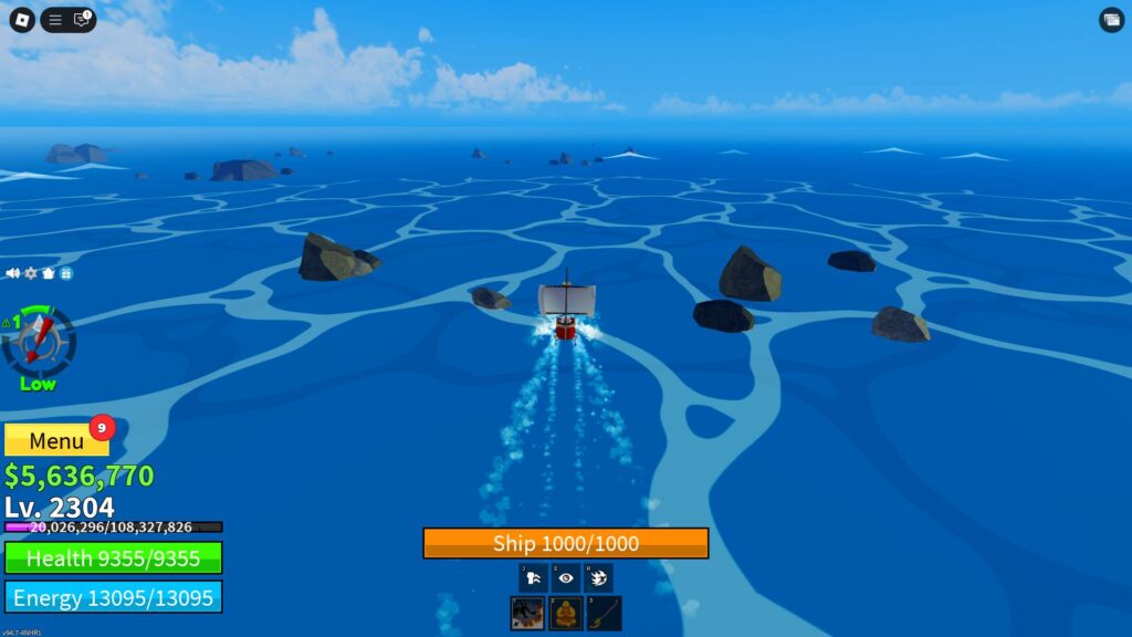 You'll start seeing rocks on Sea Danger Level 1. (Screenshot via esports.gg)