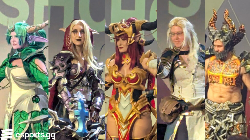 Cosplayers at the Warcraft 30th Anniversary World Tour in Toronto (Photos via esports.gg)