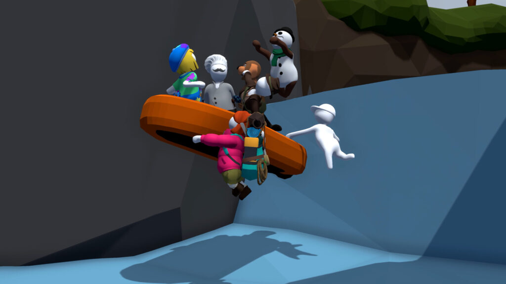 Yeah, there's definitely not enough room on that raft. (Image via Steam)