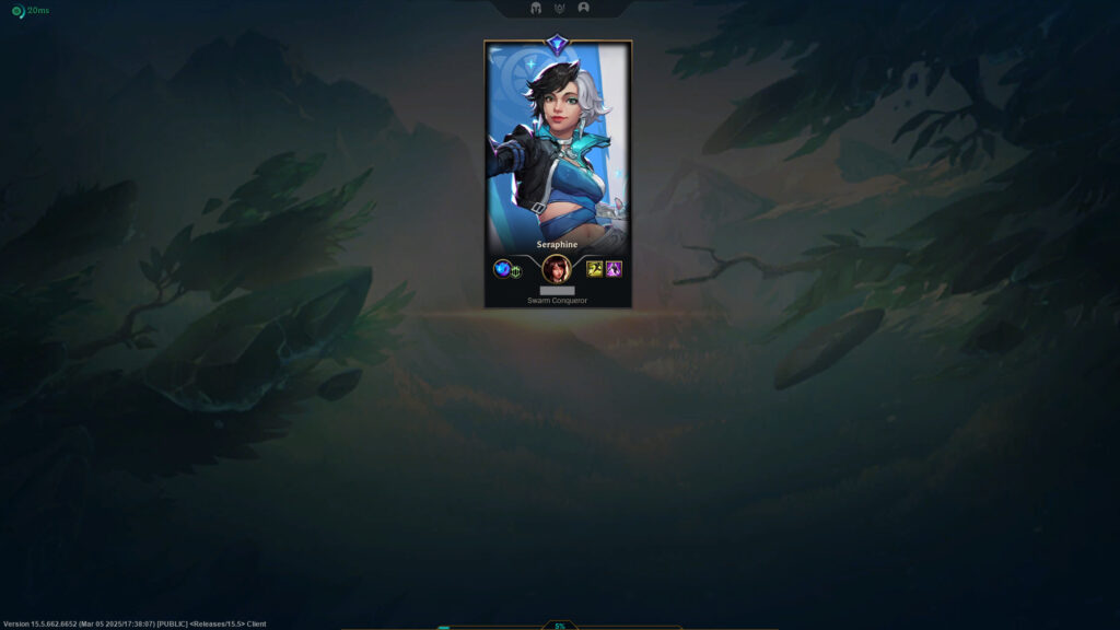 Custom skin in LoL (Screenshot via esports.gg)