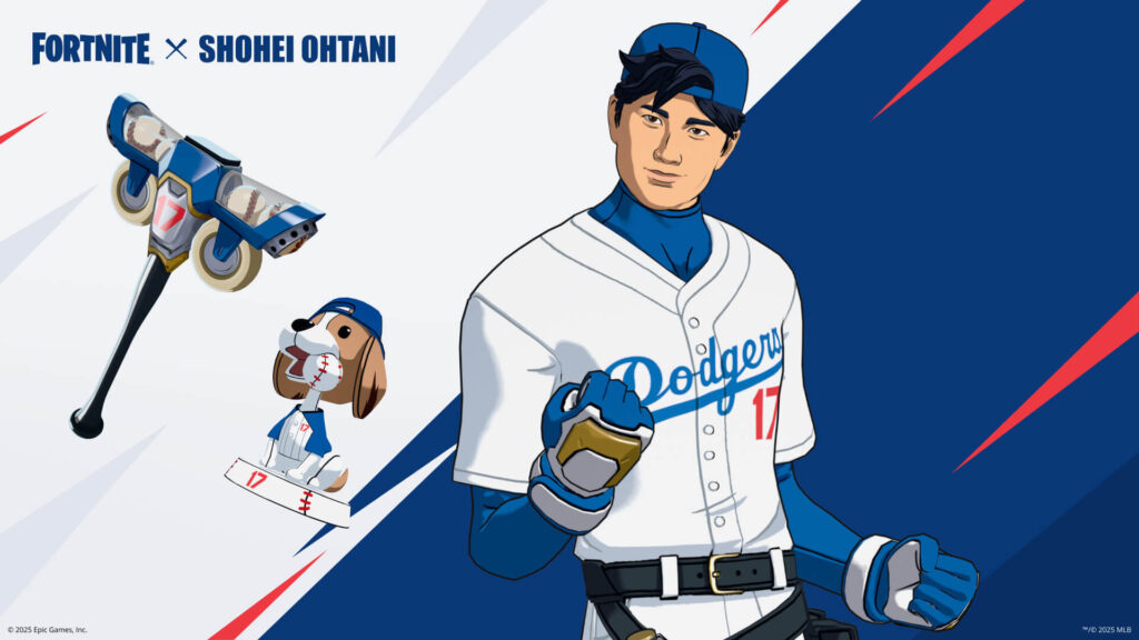 Dodger Shohei Ohtani (Image via Epic Games)