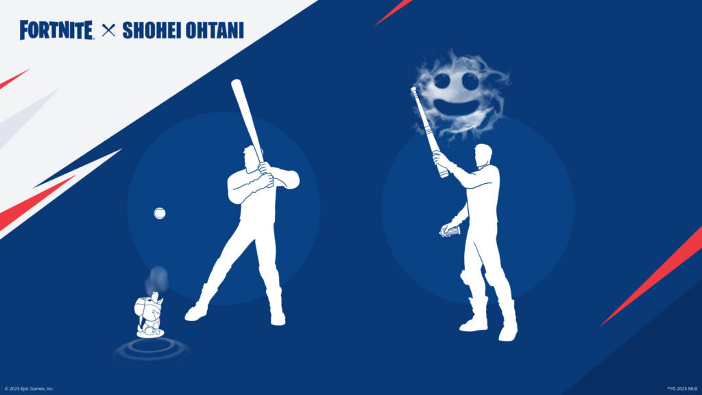 Shohei Ohtani Emotes (Image via Epic Games)