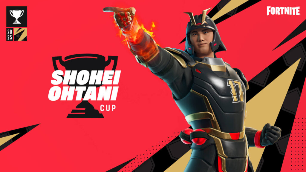 Shohei Ohtani Cup event graphic (Image via Epic Games)