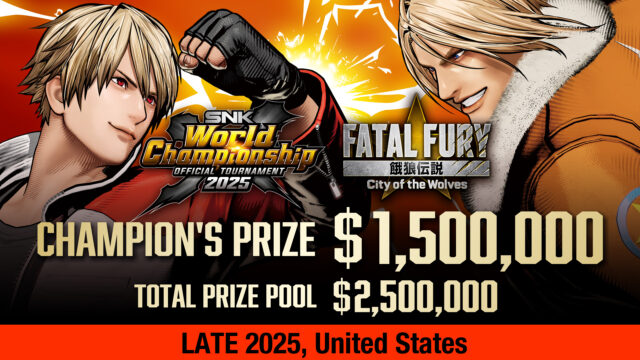 FATAL FURY: City of the Wolves gets $1.5 million grand prize at SNK World Championship 2025 preview image