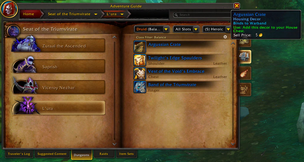 WoW housing items (Image via Blizzard Entertainment)