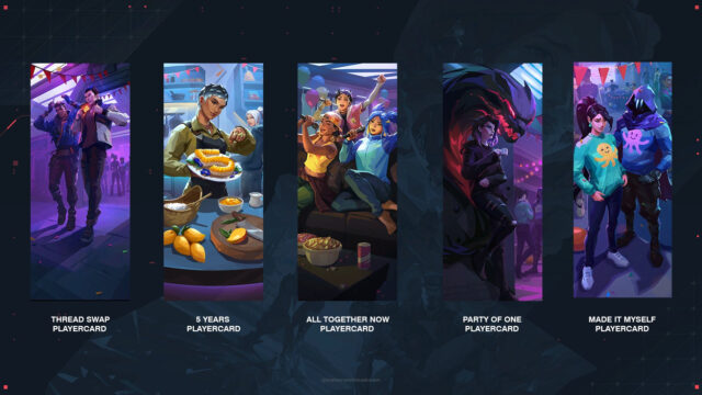 Every free cosmetic coming to VALORANT’s fifth anniversary event preview image