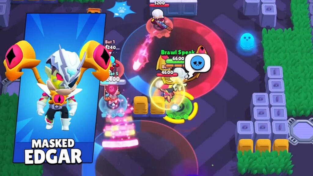 Masked Edgar in Brawl Stars (image via Supercell)