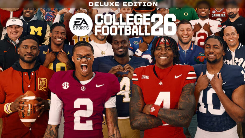 The College Football 26 Deluxe Edition cover (Image via Electronic Arts Inc.)