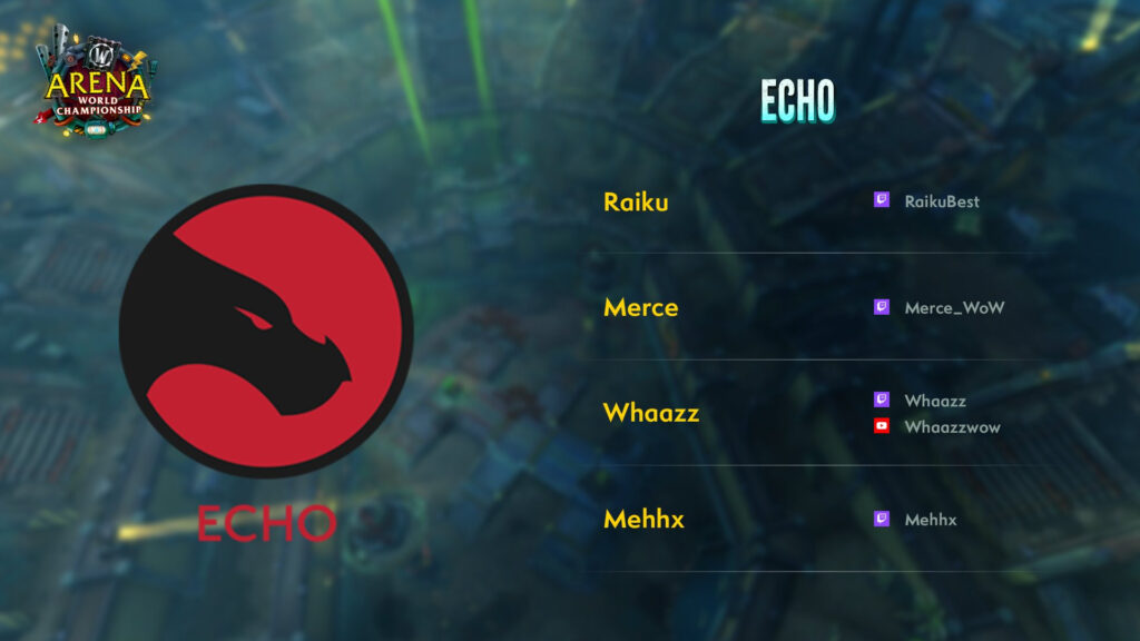 Echo players in the WoW AWC 2025 Grand Finals (Image via Blizzard Entertainment)