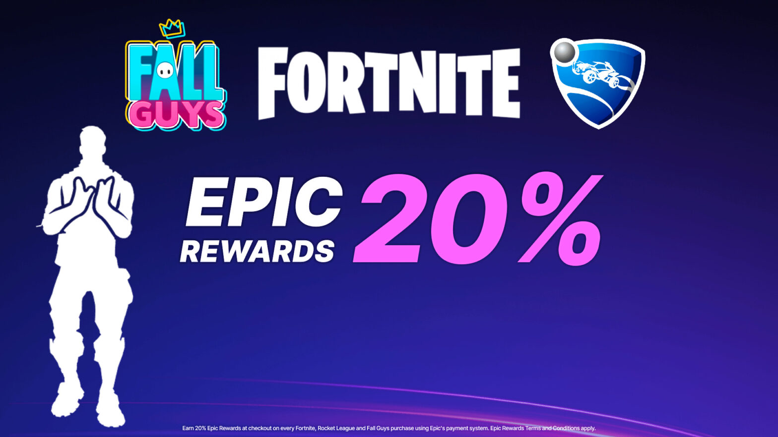 Epic Games now gives you 20% back on purchases in Fortnite, Rocket League, & Fall Guys