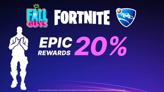 Epic Games now gives you 20% back on purchases in Fortnite, Rocket League, & Fall Guys preview image