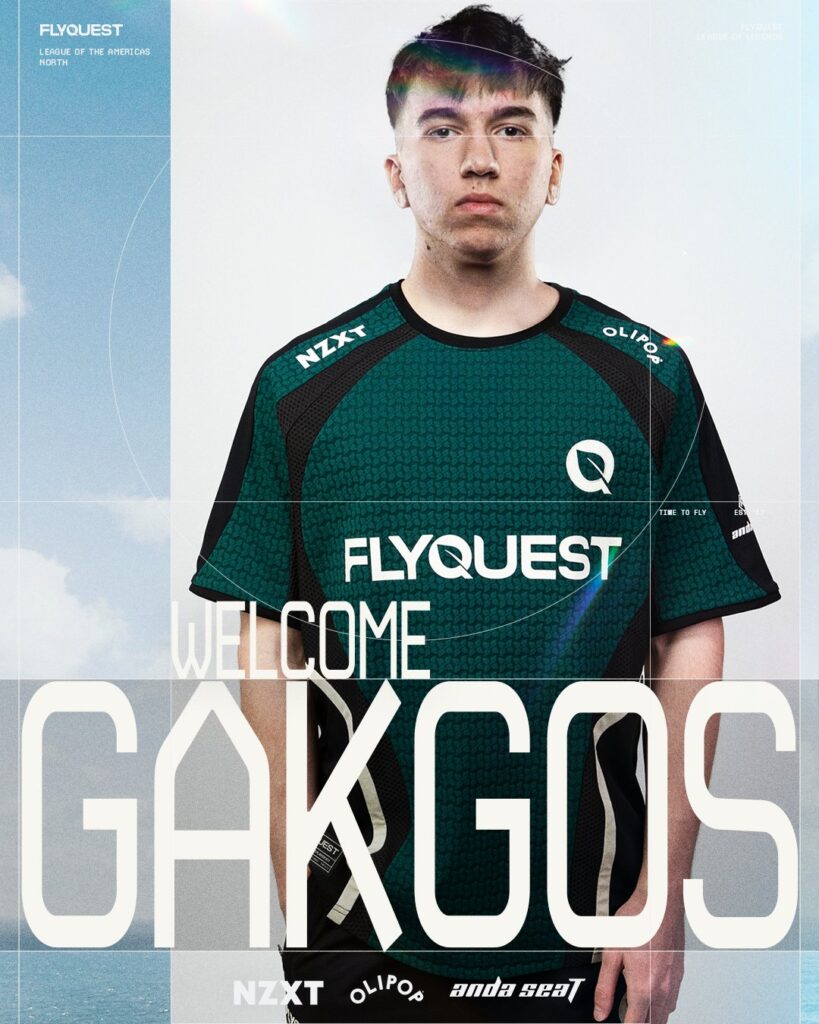 Gakgos is officially a part of the FLY family (Image via FlyQuest)