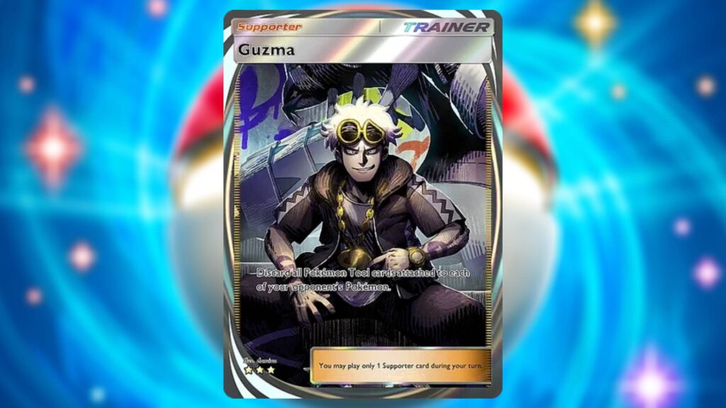 Immersive Rare Guzma card. (Image via esports.gg)