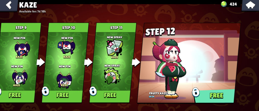 Kaze’s bundle in the Brawl Stars shop (Image via esports.gg)