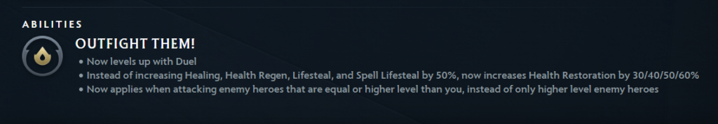 Legion Commander Innate change in patch 7.39 (Image via Valve)