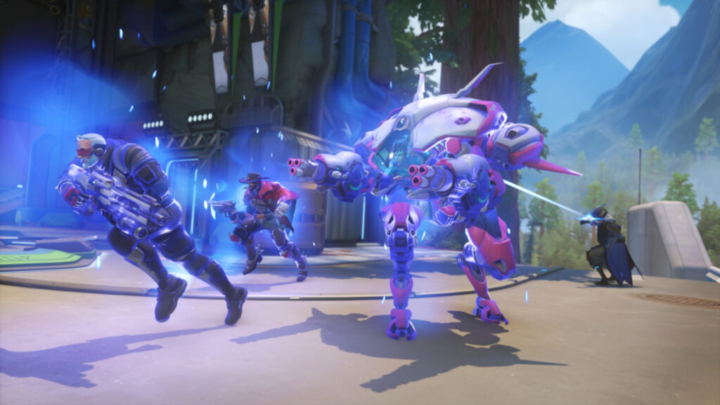Soldier: 76, Cassidy, D.Va, and Ana (Image via Blizzard Entertainment)
