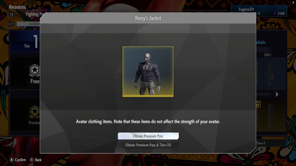 Remy's Jacket in the SF6 Fighting Pass (Image via esports.gg)