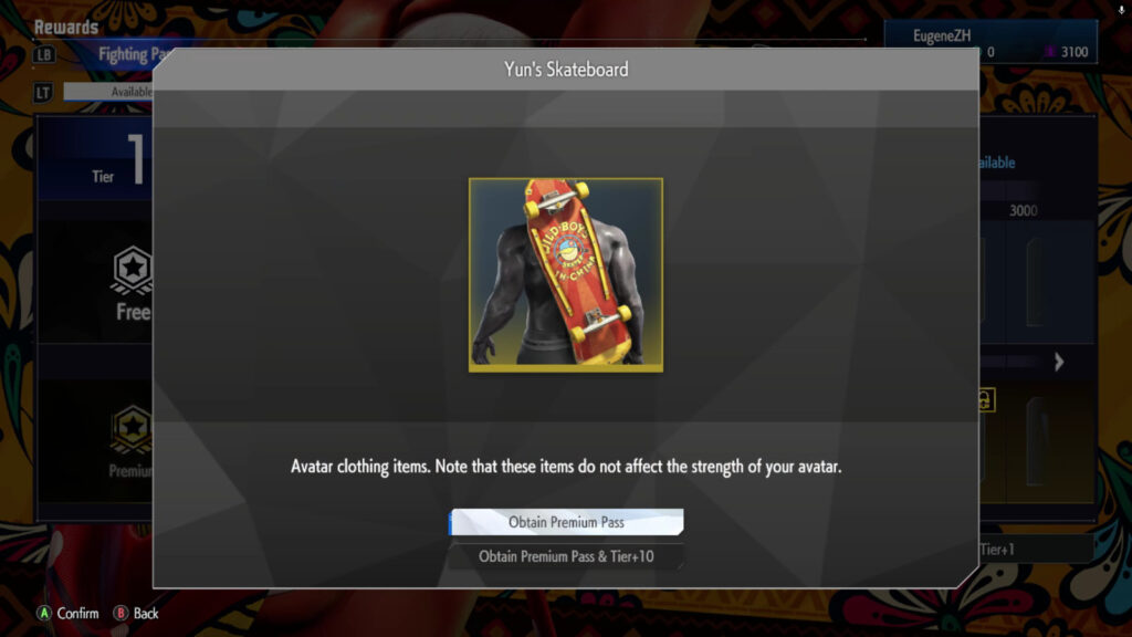 Premium rewards Yun's Skateboard (image via esports.gg)