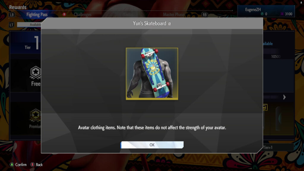 Free rewards Yun's Skateboard (image via esports.gg)