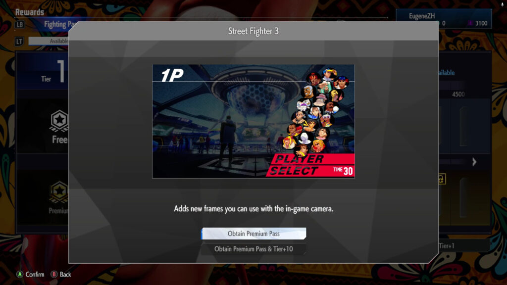 Street Fighter 3 frame (image via esports.gg)