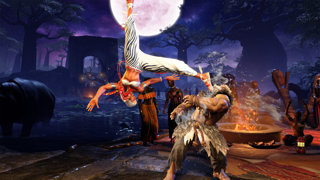 Elena vs Akuma in Street Fighter 6 (image via Capcom)