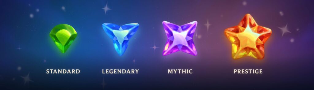 TFT cosmetic rarities (Image via Riot Games)