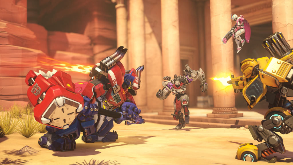 Overwatch 2 x Transformers (Image via Blizzard Entertainment)