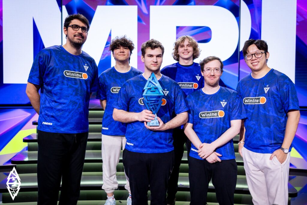 BLAST Slam 2 champions Tundra, this time without Dyrachyo. (Image via BLAST)