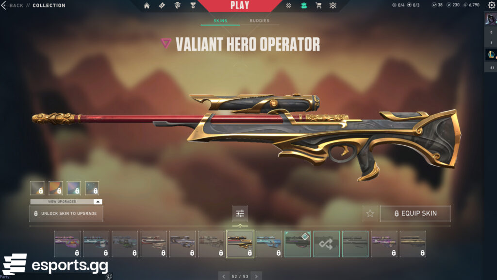 Valiant Hero Operator will be available in the Give Back bundle (Screenshot by esports.gg)