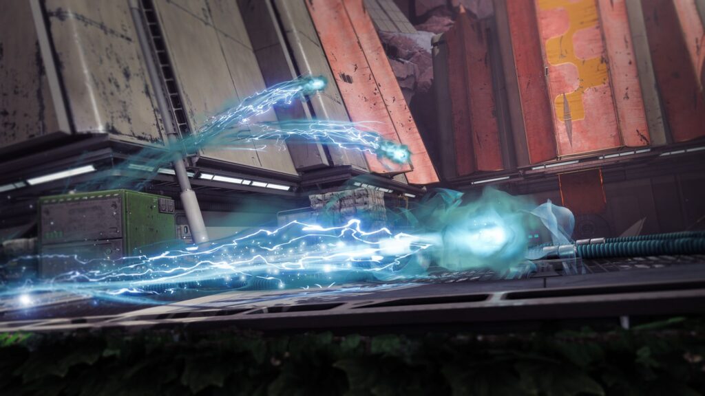 Matterspark turns players into a living ball of energy, allowing them to electrify the surroundings or sneak into small gaps and find secrets on Kepler. Image via Bungie