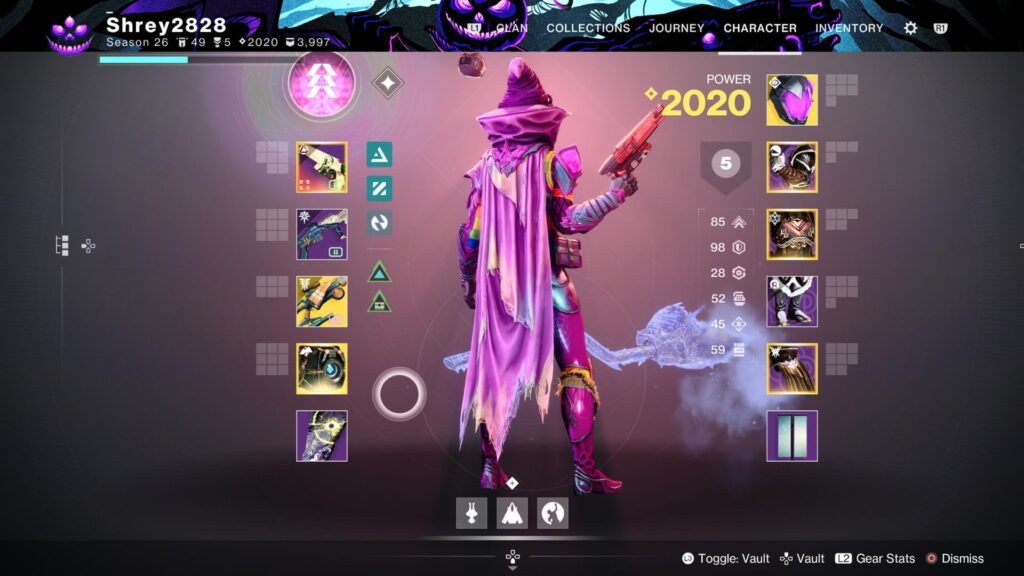 The Prismatic Expanse is a dynamic shader. (Screenshot by esports.gg)