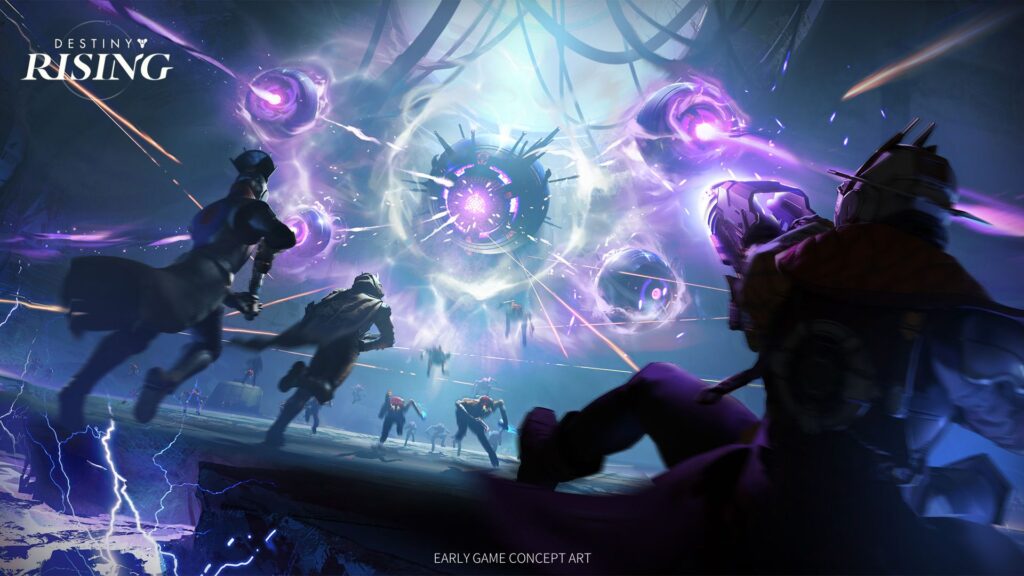 Destiny Rising features dual-wielding exotic weapons. (Image via NetEase)