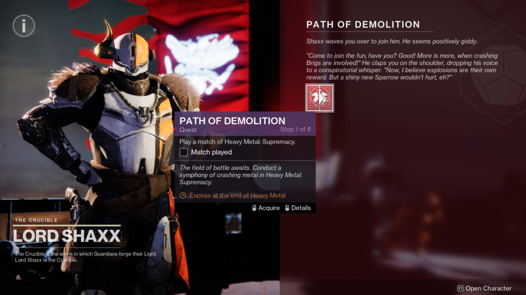 Begin your Heavy Metal campaign to get the Gryphon. (Screenshot by esports.gg)