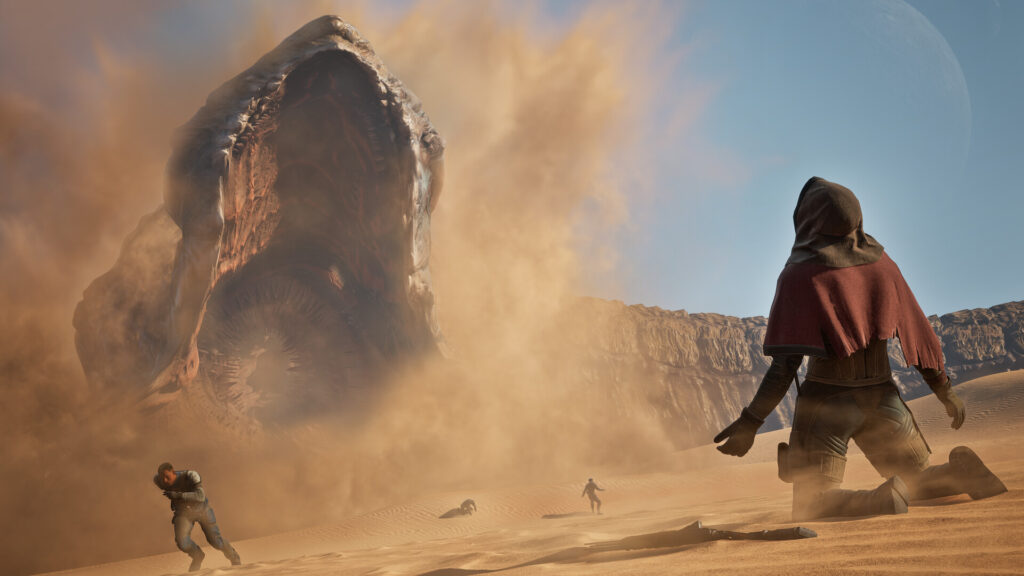 Dune: Awakening is only coming to PC at launch. Image via FUNCOM