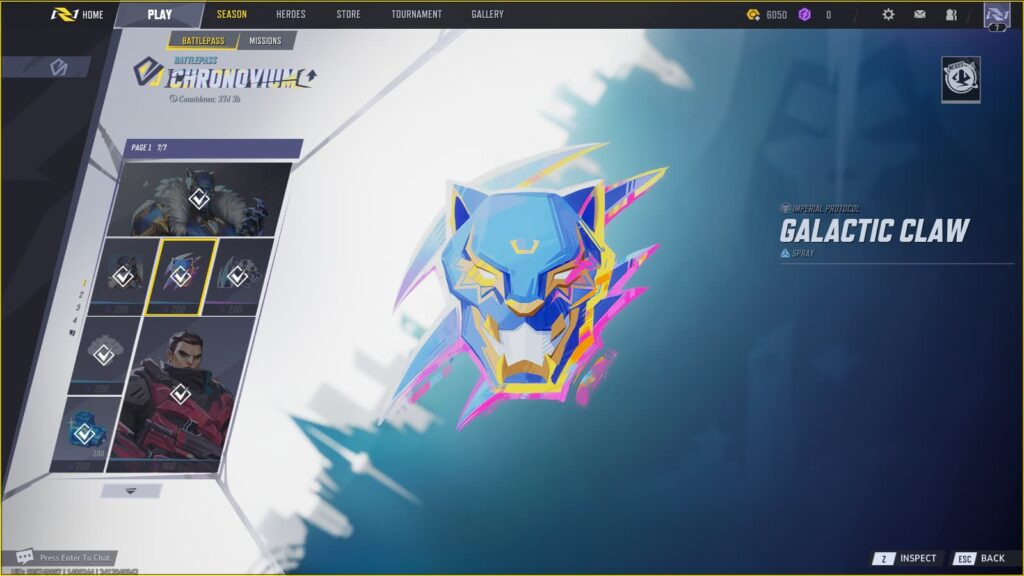 Everything in the Marvel Rivals Season 0 Battle Pass (Screenshot via esports.gg)