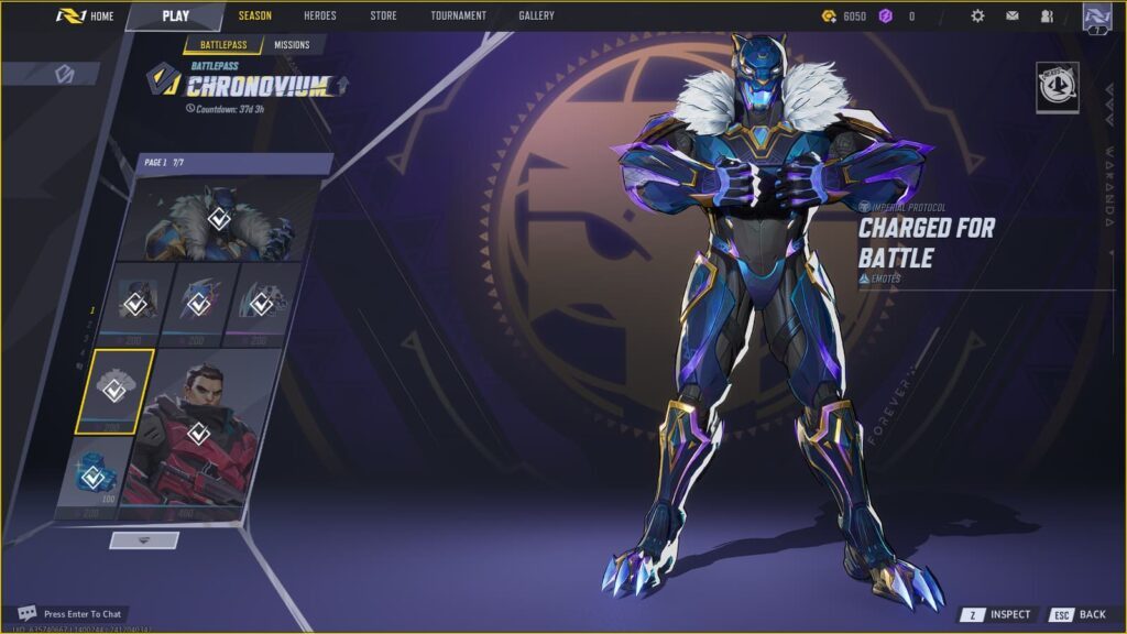 Marvel Rivals Season 0 Battle Pass items (Screenshot via esports.gg)