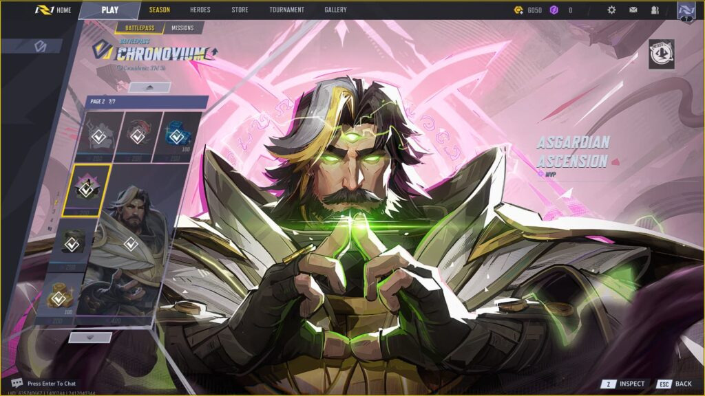 What are the rewards in Marvel Rivals battle pass 0? (Screenshot via esports.gg)