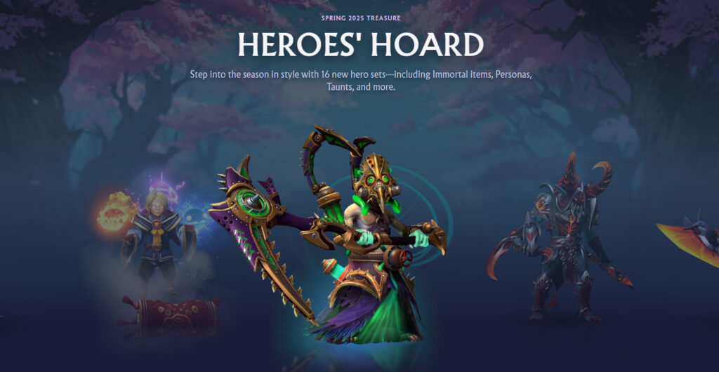 Outfit your favorite hero with new items. (Image via Valve)