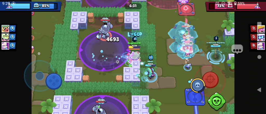 Farming Robots as a team (Image via esports.gg)