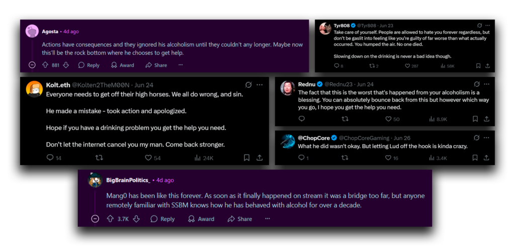 Community's reaction to Mang0's situation