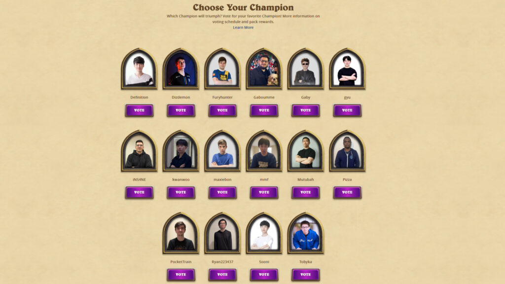 Hearthstone Masters Tour Spring Championship 2025 players (Image via Blizzard Entertainment)