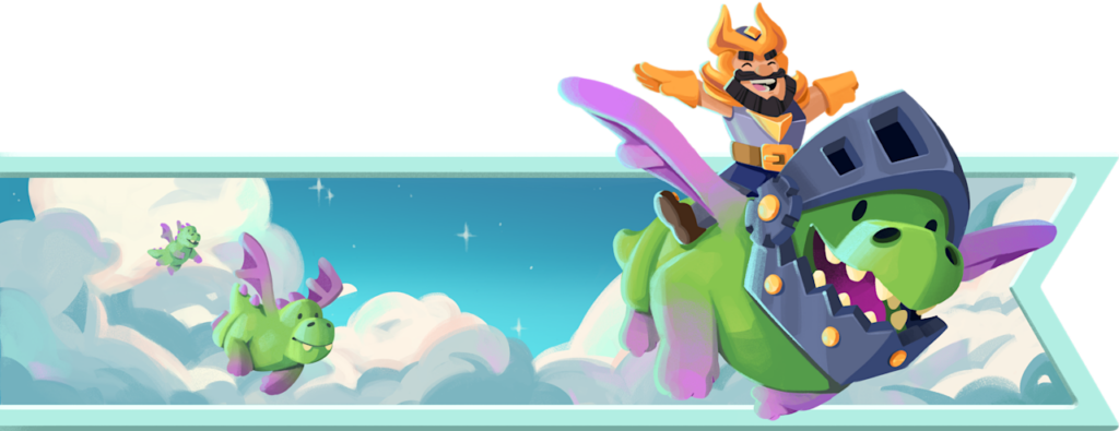 The first Crown Chase banner (Image via Supercell)